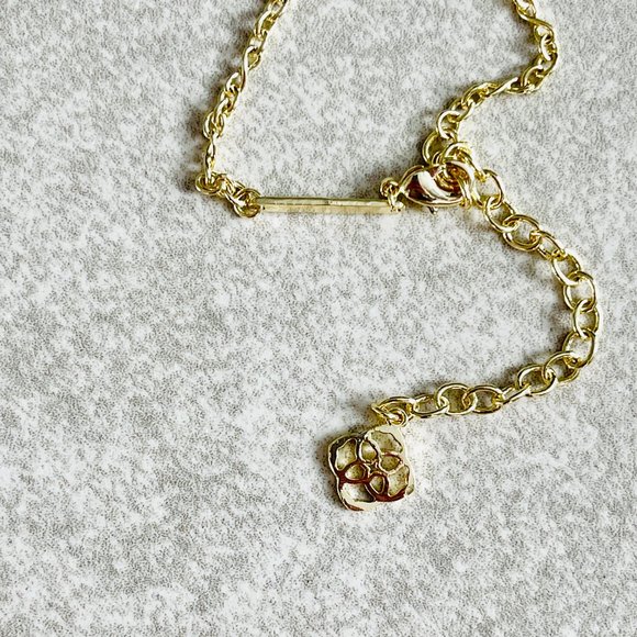 KENDRA SCOTT Elisa Gold Pendant Necklace In Iridescent Opalite - DO NOT BUY! - Picture 3 of 5